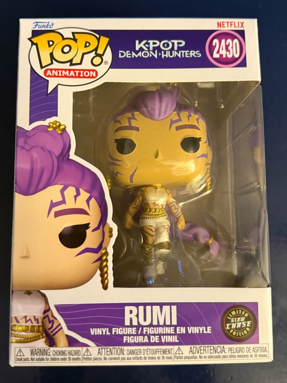Funko Pop! Animation Rumi Vinyl Figure - Purple & Gold